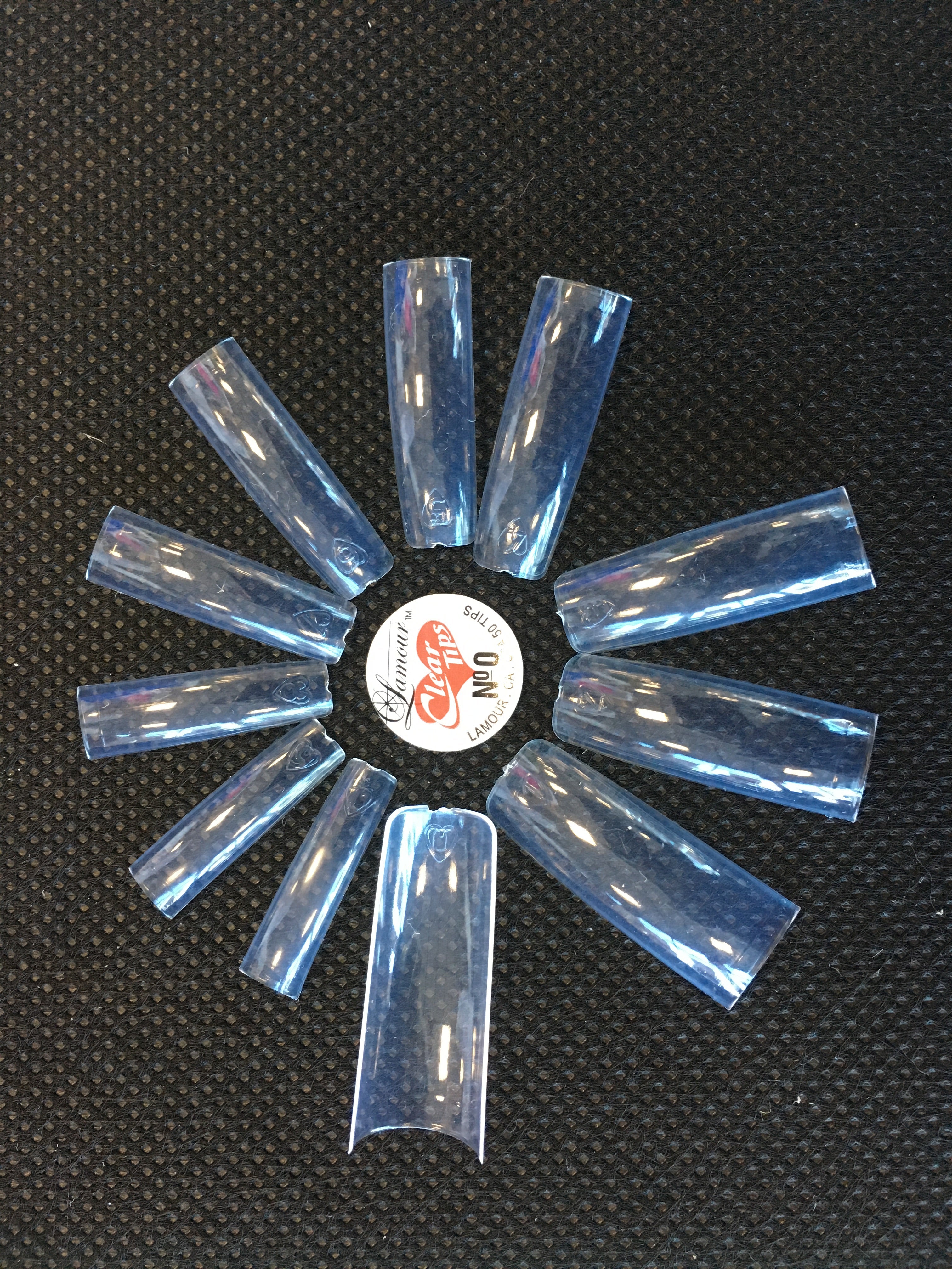 Lamour Clear Tips # 5 - Small Bag / 50 Tips
