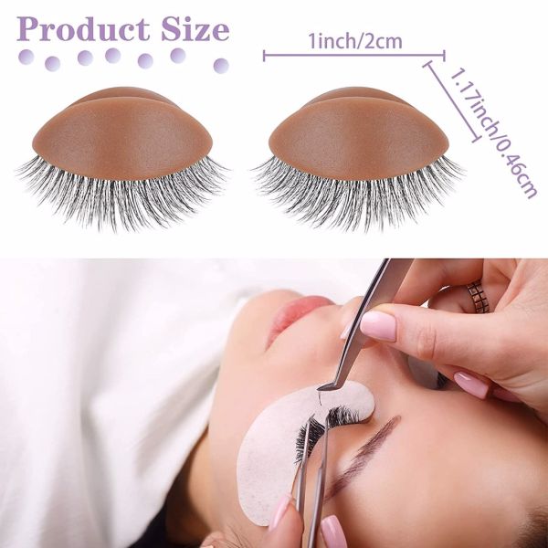 Replacement Eyelids for Mannequin (3 pairs)