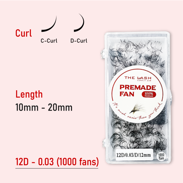 12D 0.03 (1000 fans - Bulk) - 17mm - D