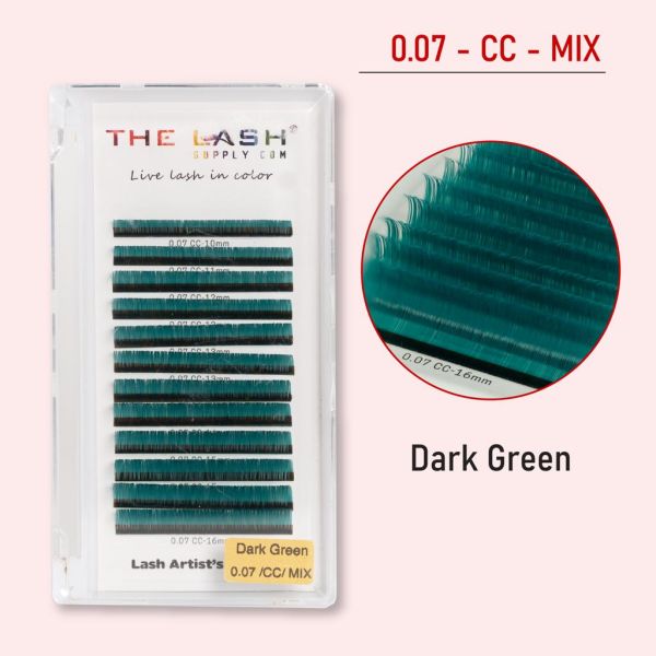 0.07 - Color Lash - CC - Dark green