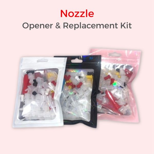 Lash Glue Nozzle Opener & Replacement Kit