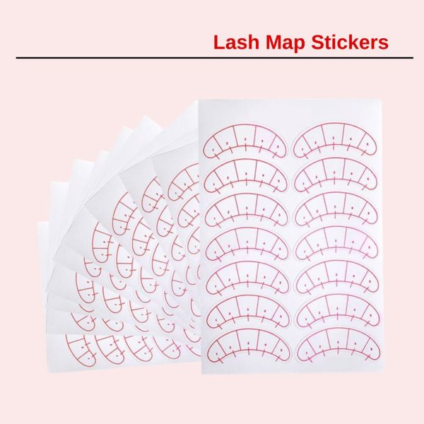 Lash Map Stickers (70pairs)