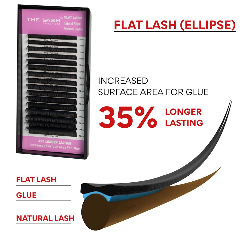 Flat Lash (Ellipse) - D - 19mm