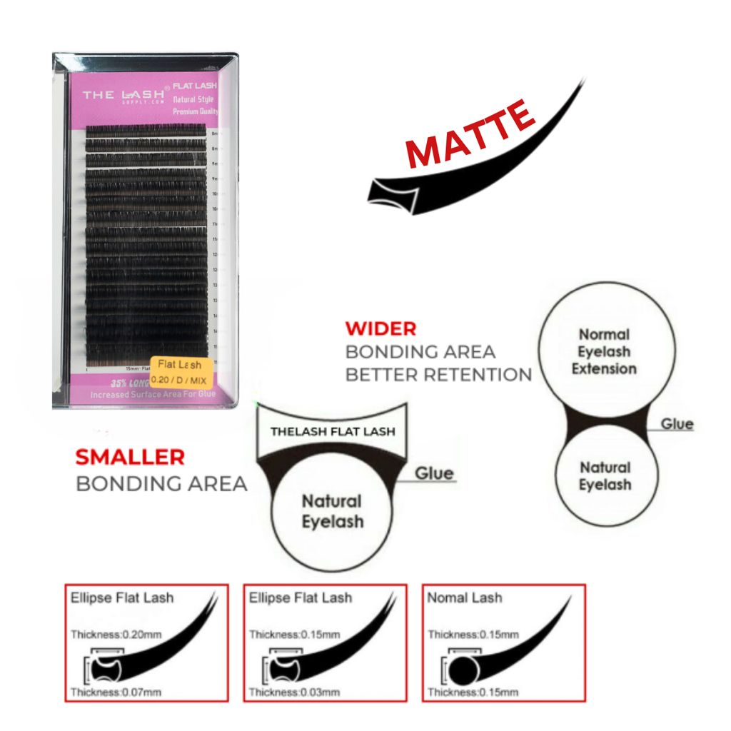Flat Lash (Ellipse) - D - 19mm