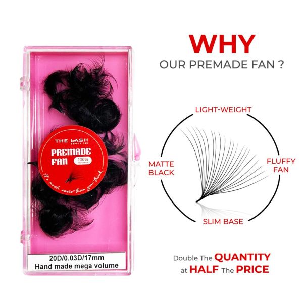 20D 0.03 (Handmade - Mega Volume) - C - 14mm