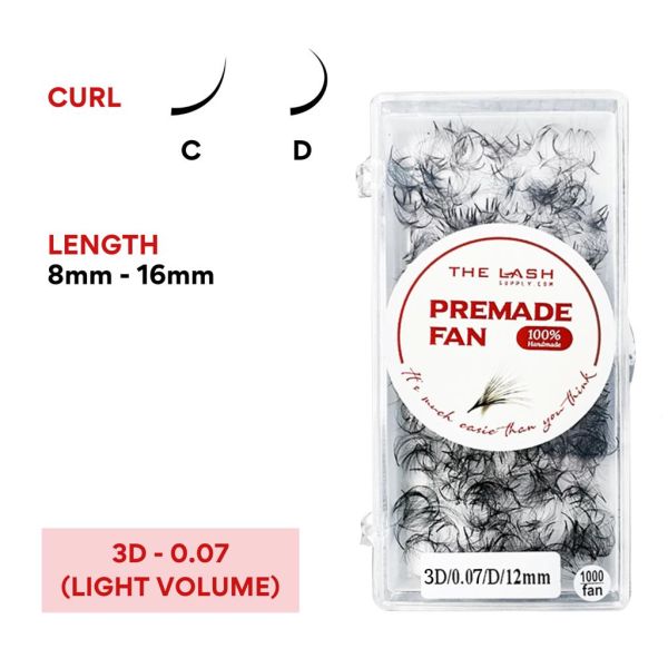 3D 0.07 (1000 fans - Bulk) - C - 14mm