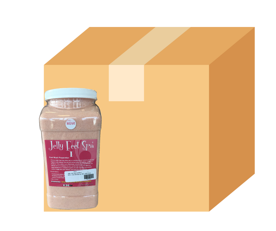 KDS Jelly Feet Spa Number I - Rose - Case of 4