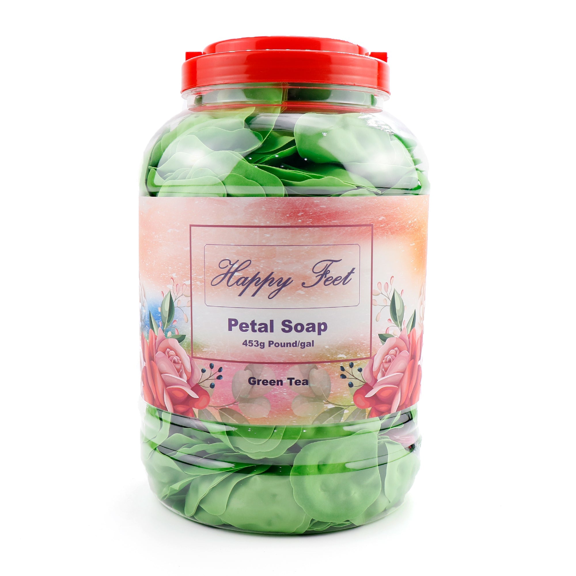 HappyFeet Petal Soak For Spa - Green Tea - Case of 4