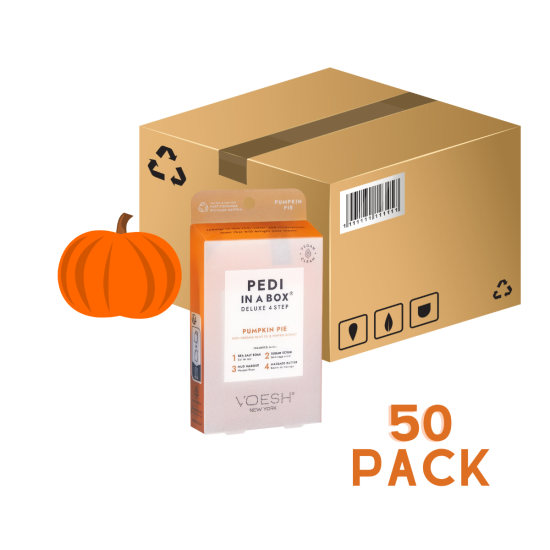 VOESH Deluxe Pedicure 4 Step - Pumpkin Pie - Case of 50