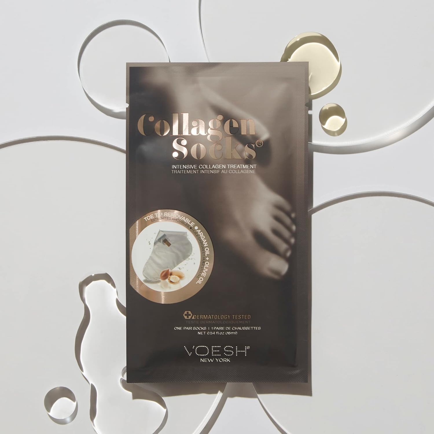 Voesh Deluxe Manicure Collagen Gloves - Argan Oil + Aloe Vera Extracts - Kit