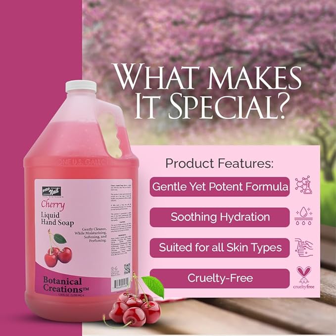 Chemco Pro Nail Hand Soap - Cherry - Gallon