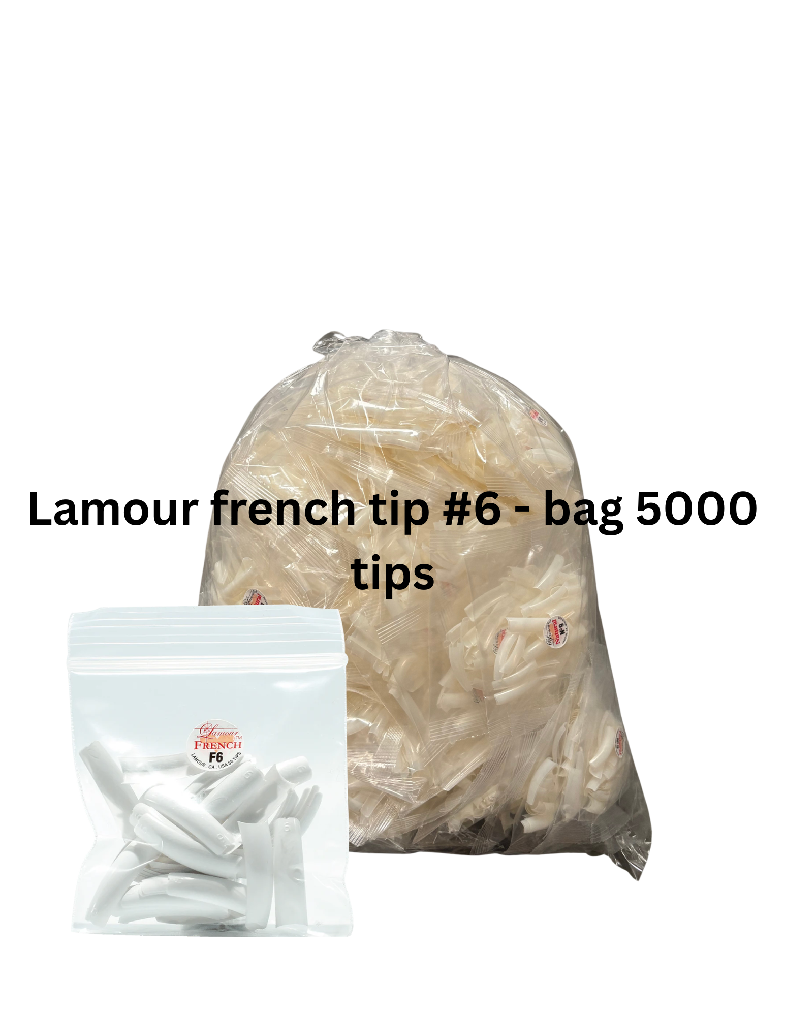 Lamour French Tips # 6 - Big Bag / 5000 Tips