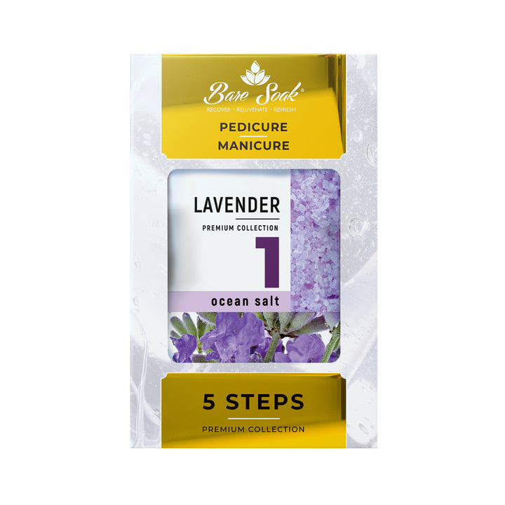 NuRevolution Deluxe 5 Steps Pedicure - Lavender - Kit