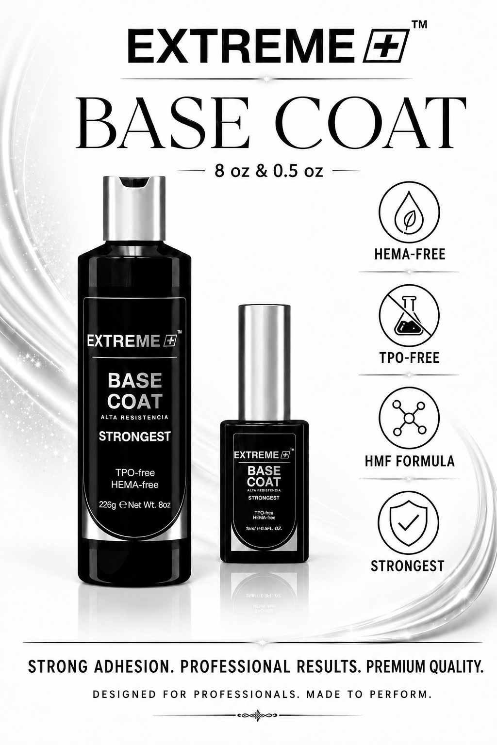 Extreme+ Base Gel Strongest HMF - 0.5oz (buy 2 get 1 free)