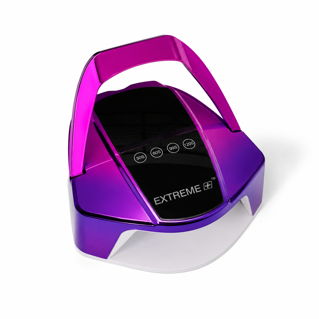 EXTREME+ LED UV Nail Lamp Pro EV01 96W Cordless Rechargeable - Rainbow Violet