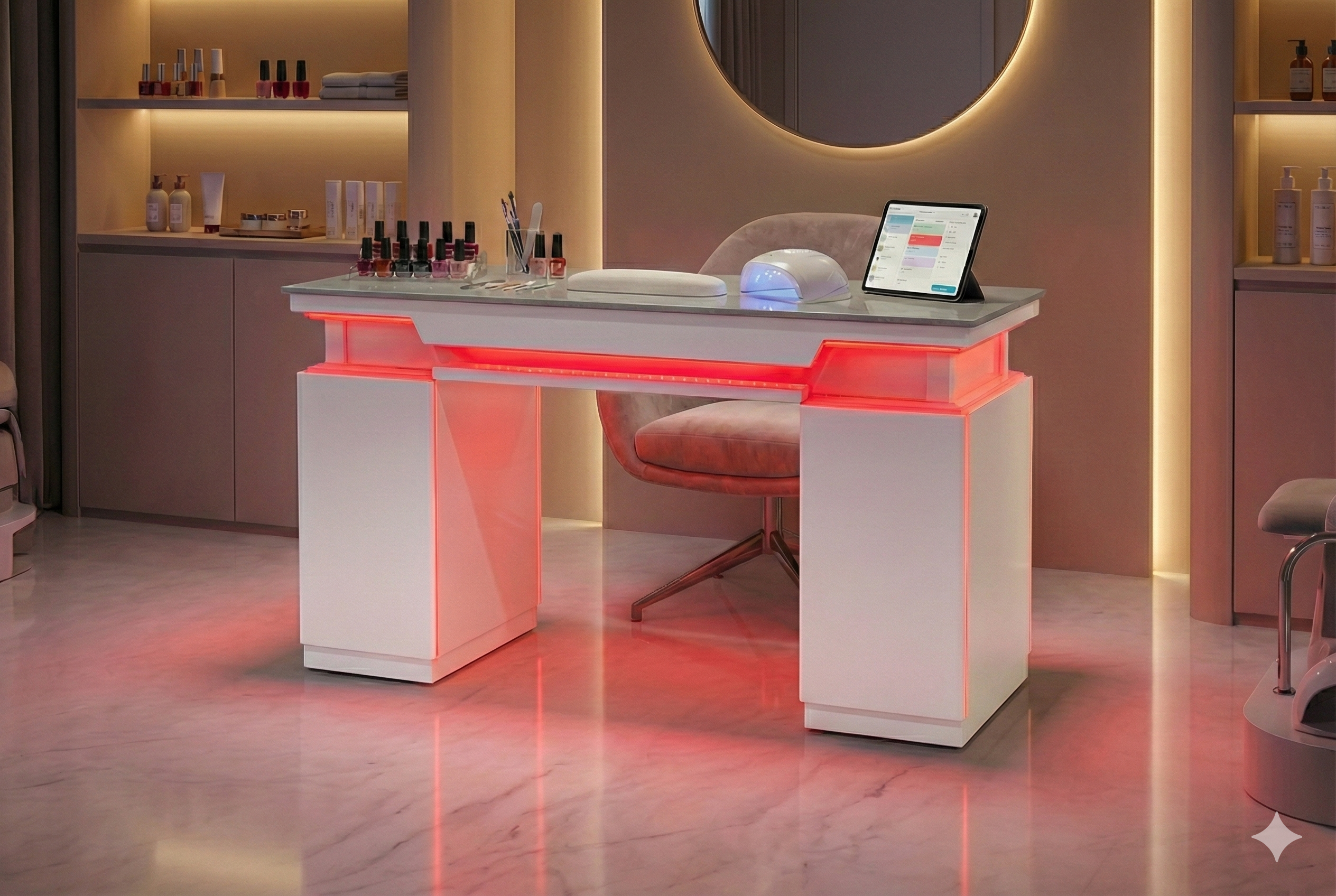 LUXE 02 Single Table (Without Vent Hood)