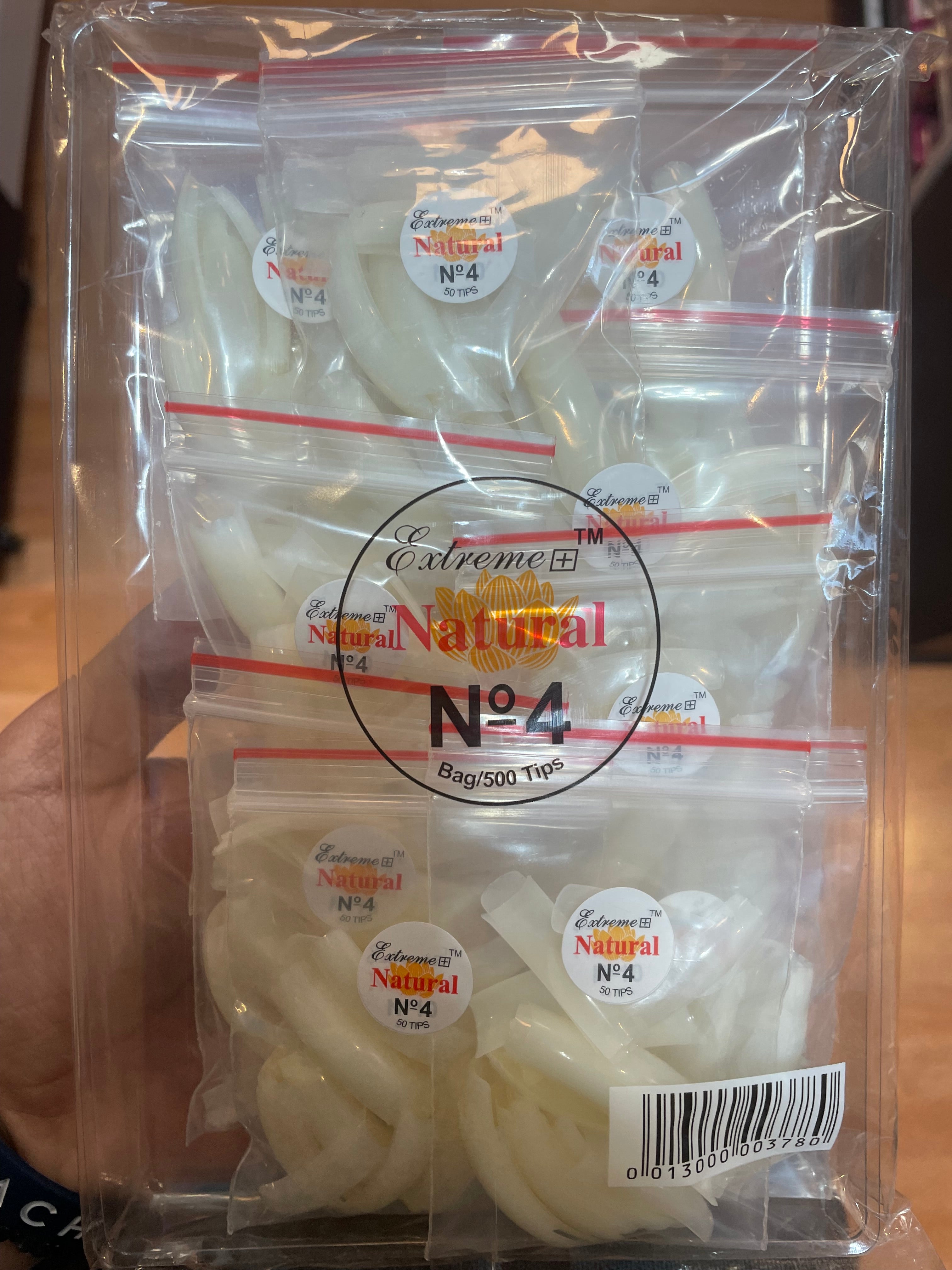 EXTREME+ Natural Tips # 4 - bag/500tips