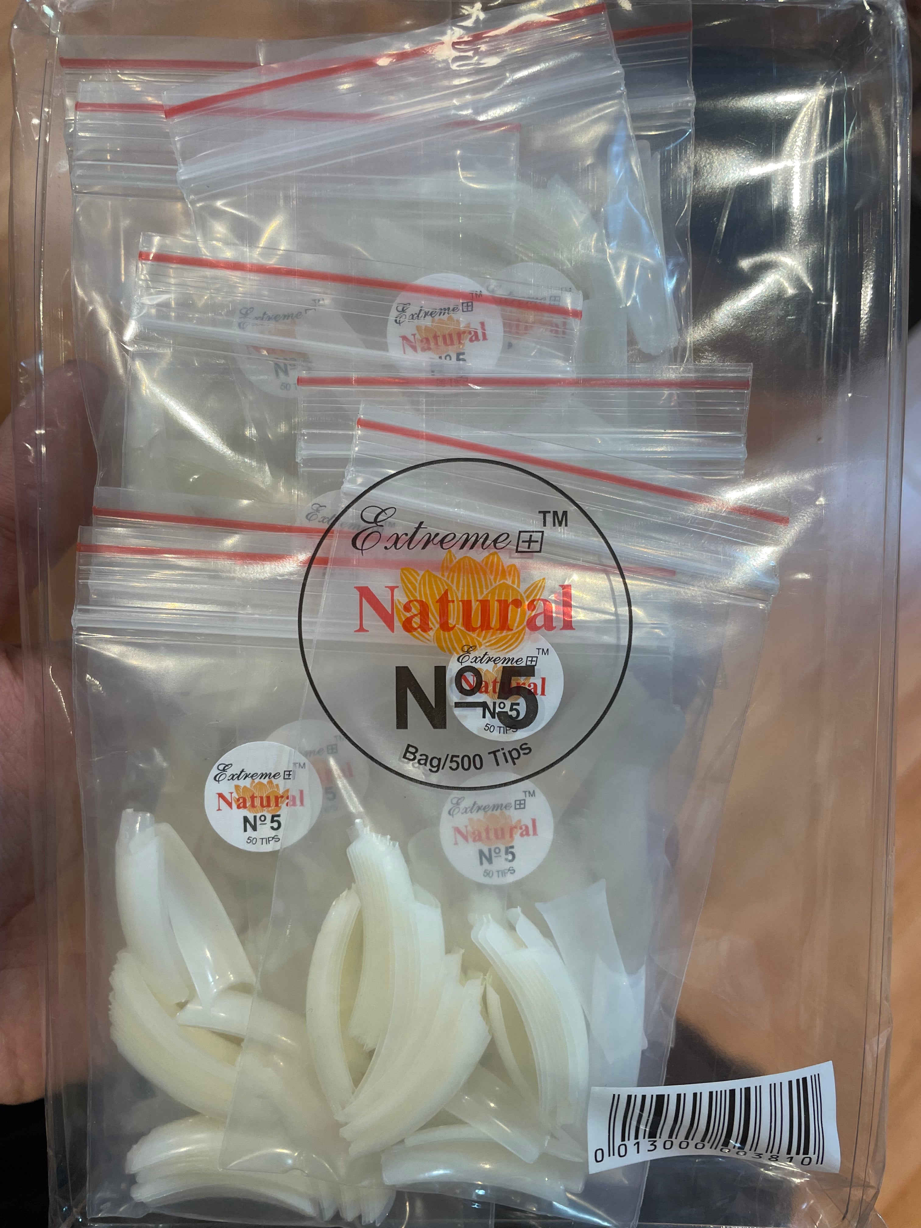 EXTREME+ Natural Tips # 5 - Bag/500tips
