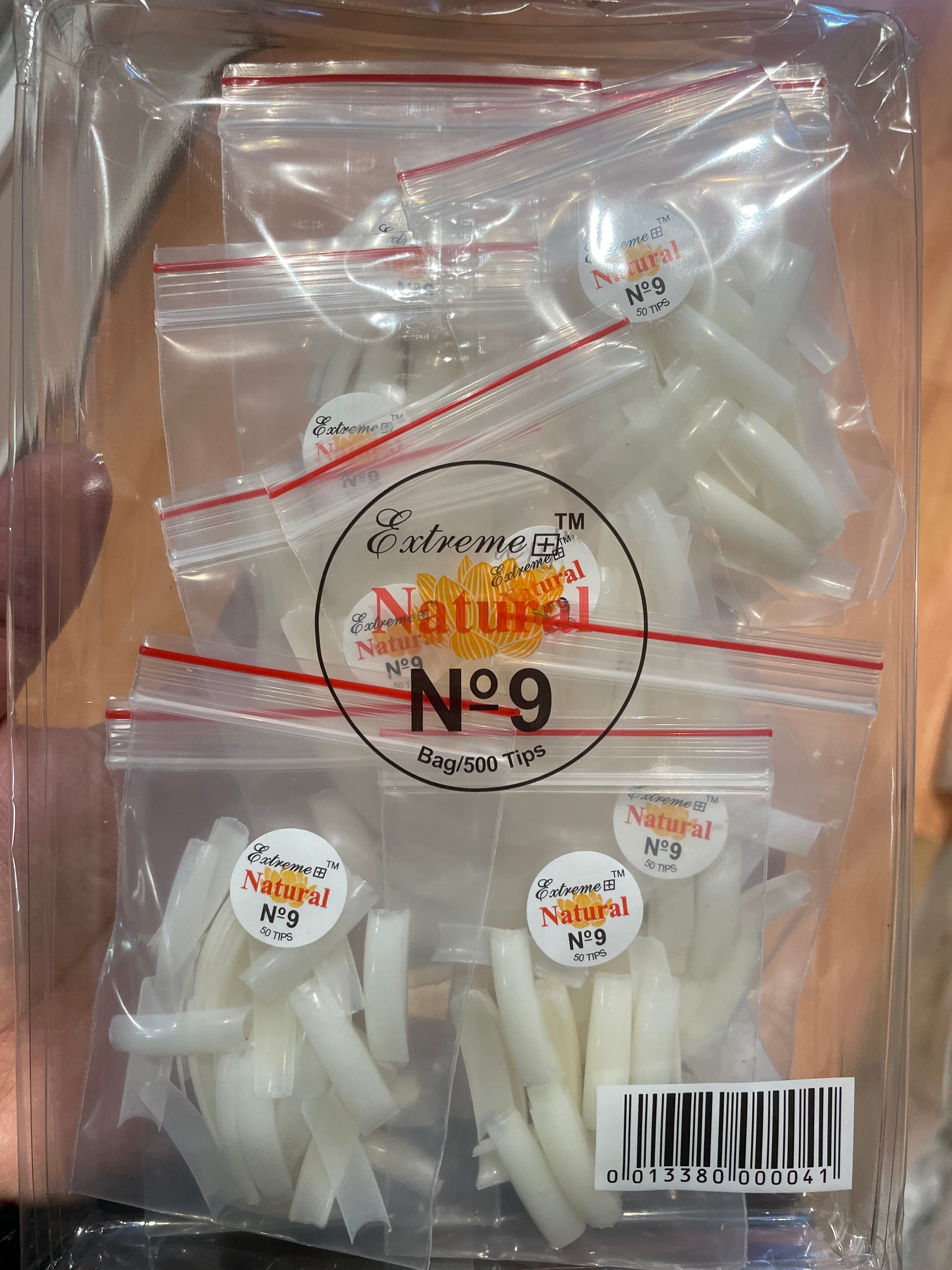 EXTREME+ Natural Tips # 9 - bag/500tips