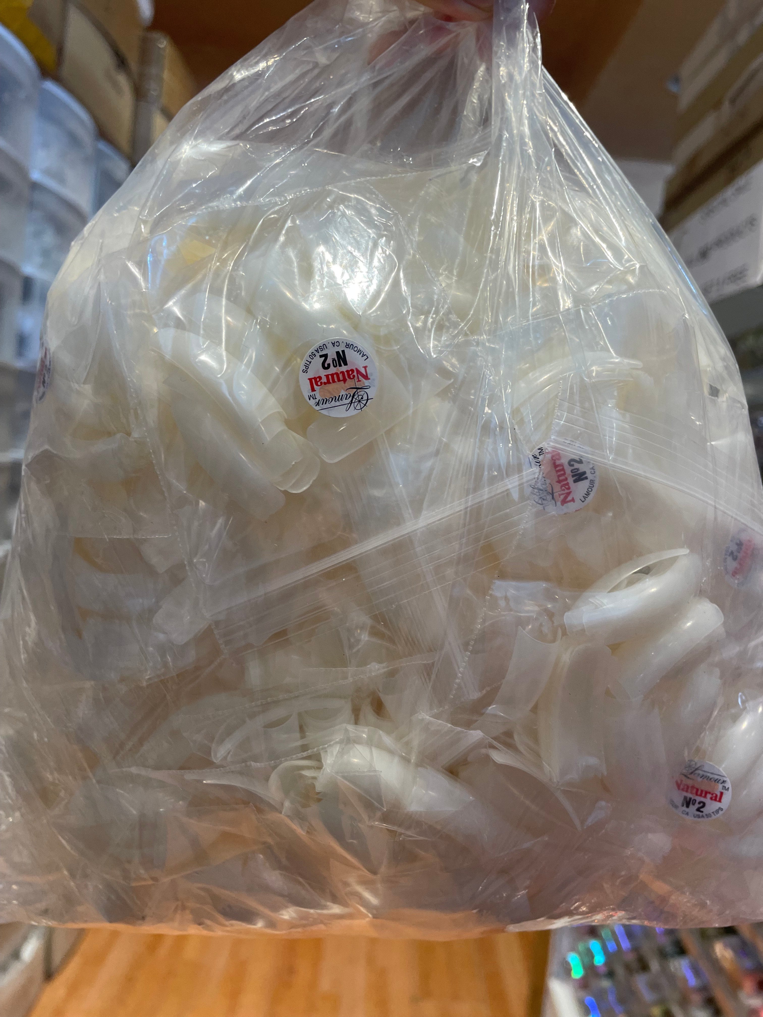 Lamour Natural Tips # 2 - Big Bag / 5000 Tips