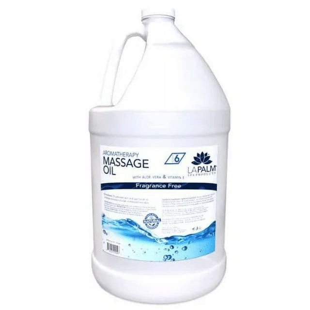 La Palm - Massage Oil - Fragrance Free - Case of 4