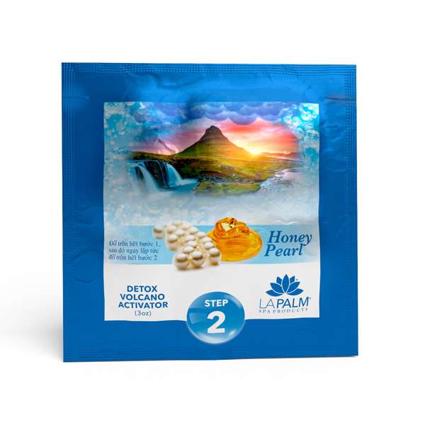 La Palm Volcano Deluxe Pedicure 5 Step - Honey Pearl - Kit