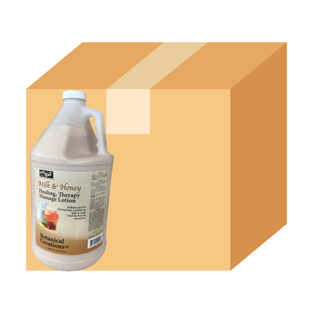 Chemco Pro Nail Lotion - Milk & Honey - Case of 4