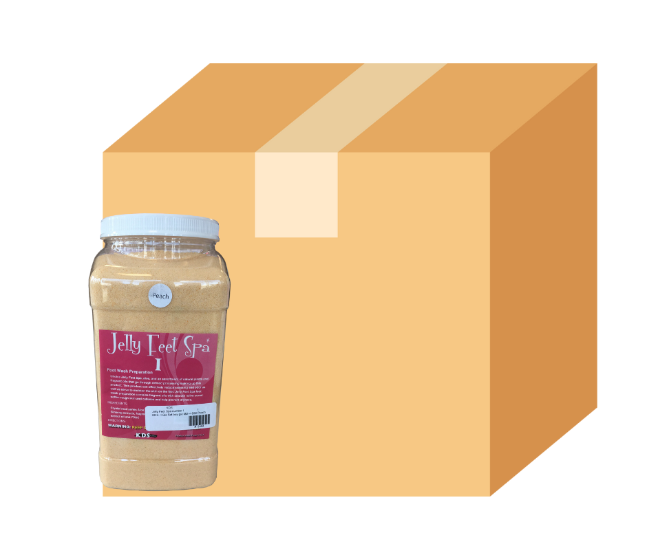 KDS Jelly Feet Spa Number I - Peach - Case of 4