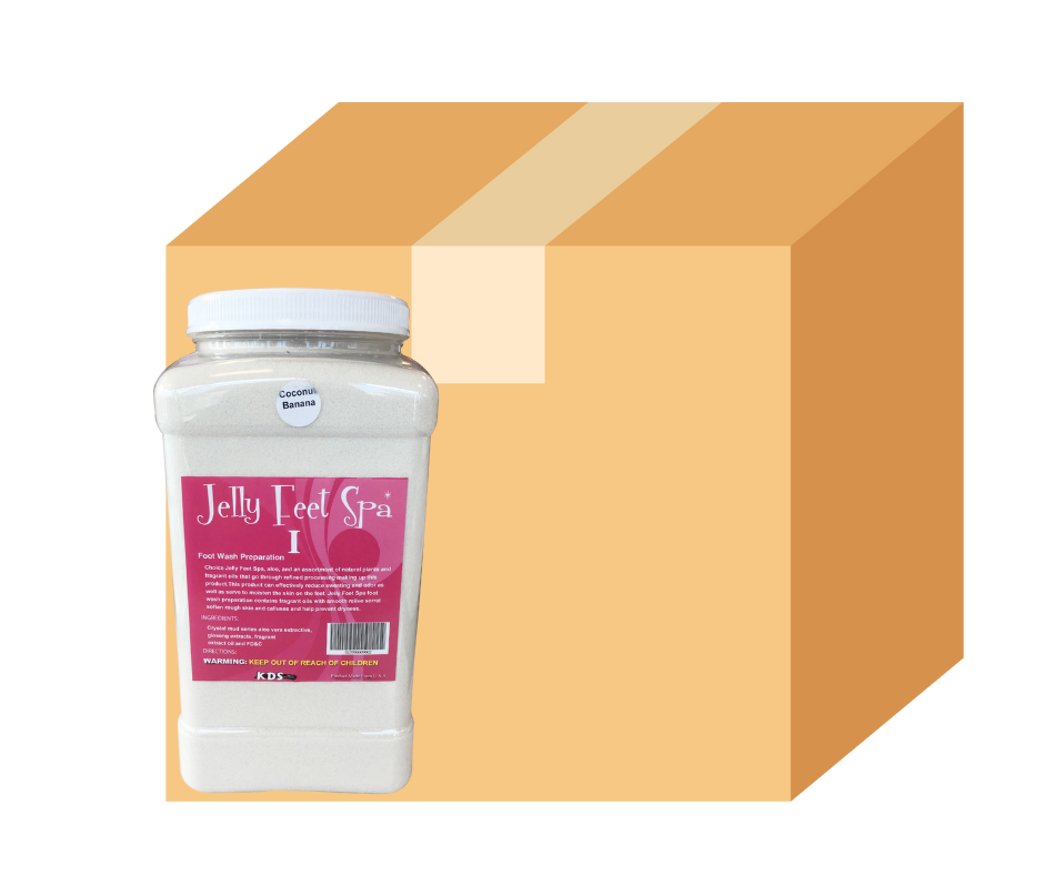 KDS Jelly Feet Spa Number I - Coconut - Case of 88