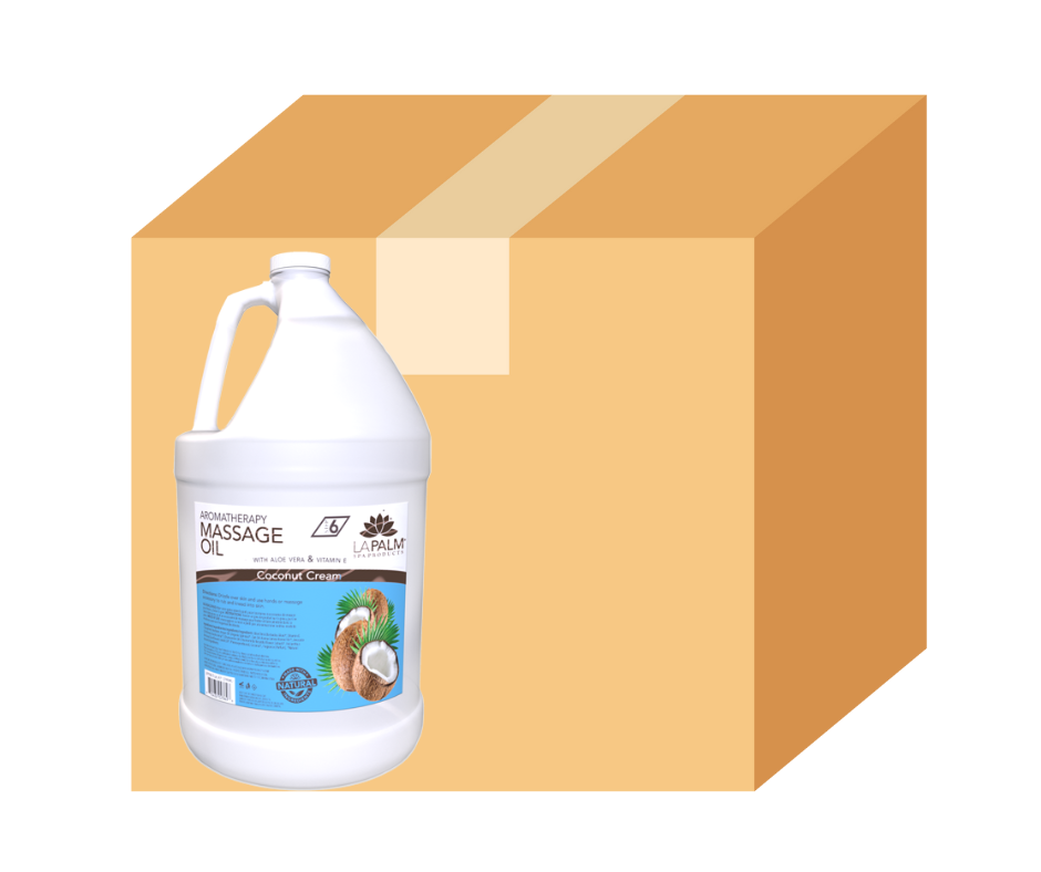 La Palm - Massage Oil - Coconut Cream - Case of 4