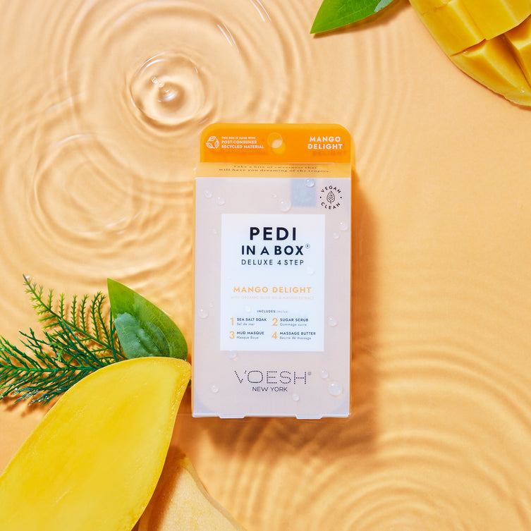 VOESH Deluxe Pedicure 4 Step - Mango - Kit