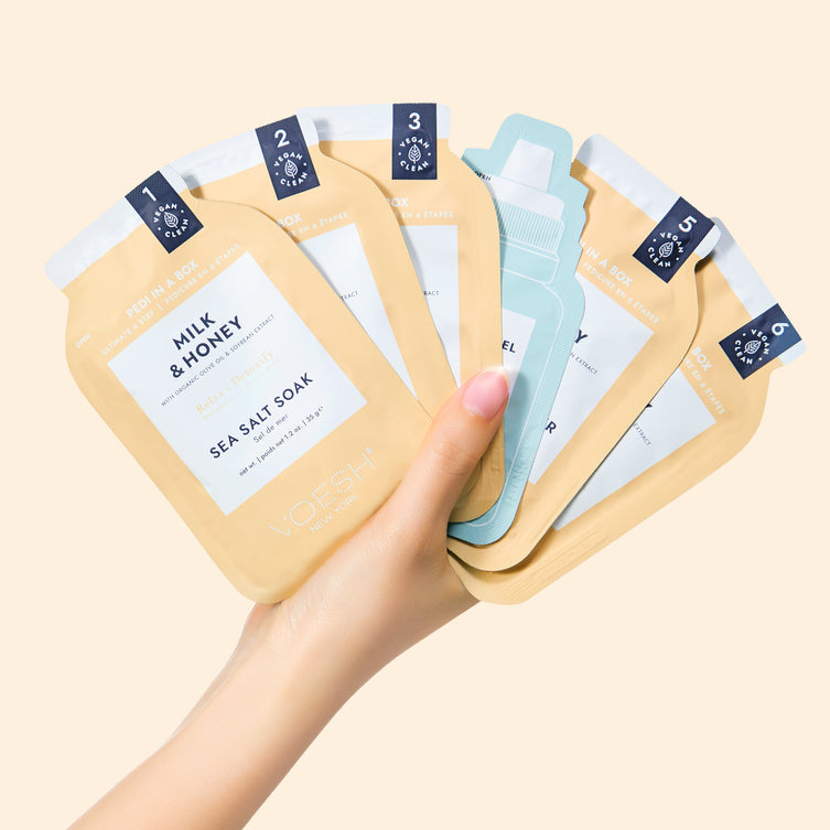 VOESH Pedi In a Box Ultimate 6 Step - Milk & Honey - Case of 30