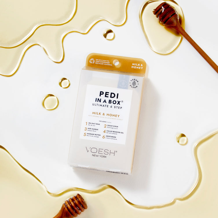 VOESH Pedi In a Box Ultimate 6 Step - Milk & Honey - Kit