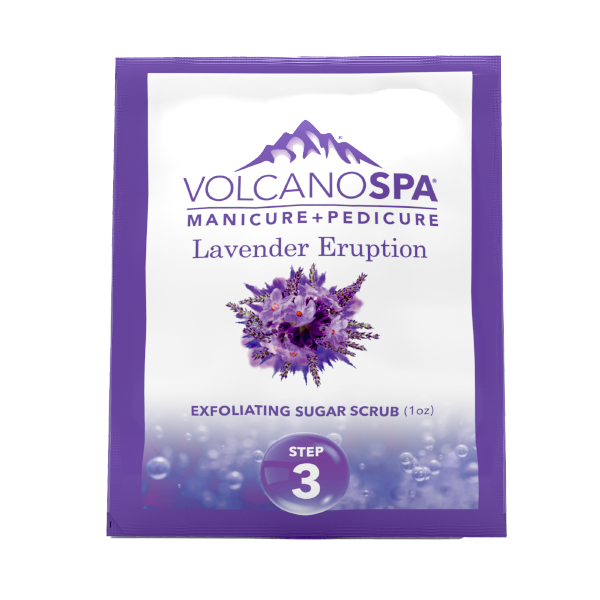 La Palm Volcano Deluxe Pedicure 5 Step - Lavender Eruption - Kit