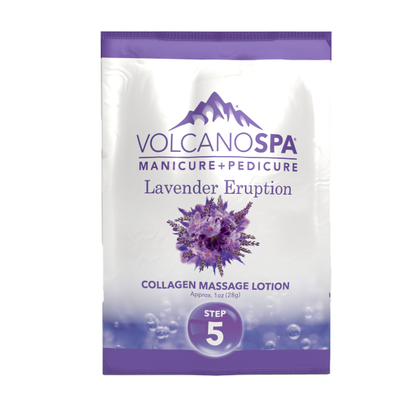 La Palm Volcano Deluxe Pedicure 5 Step - Lavender Eruption - Kit