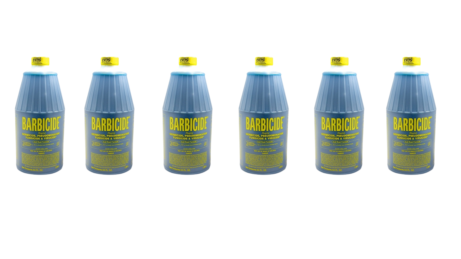 Barbicide Disinfectant Concentrate - 6 Jugs / 64 oz. Each