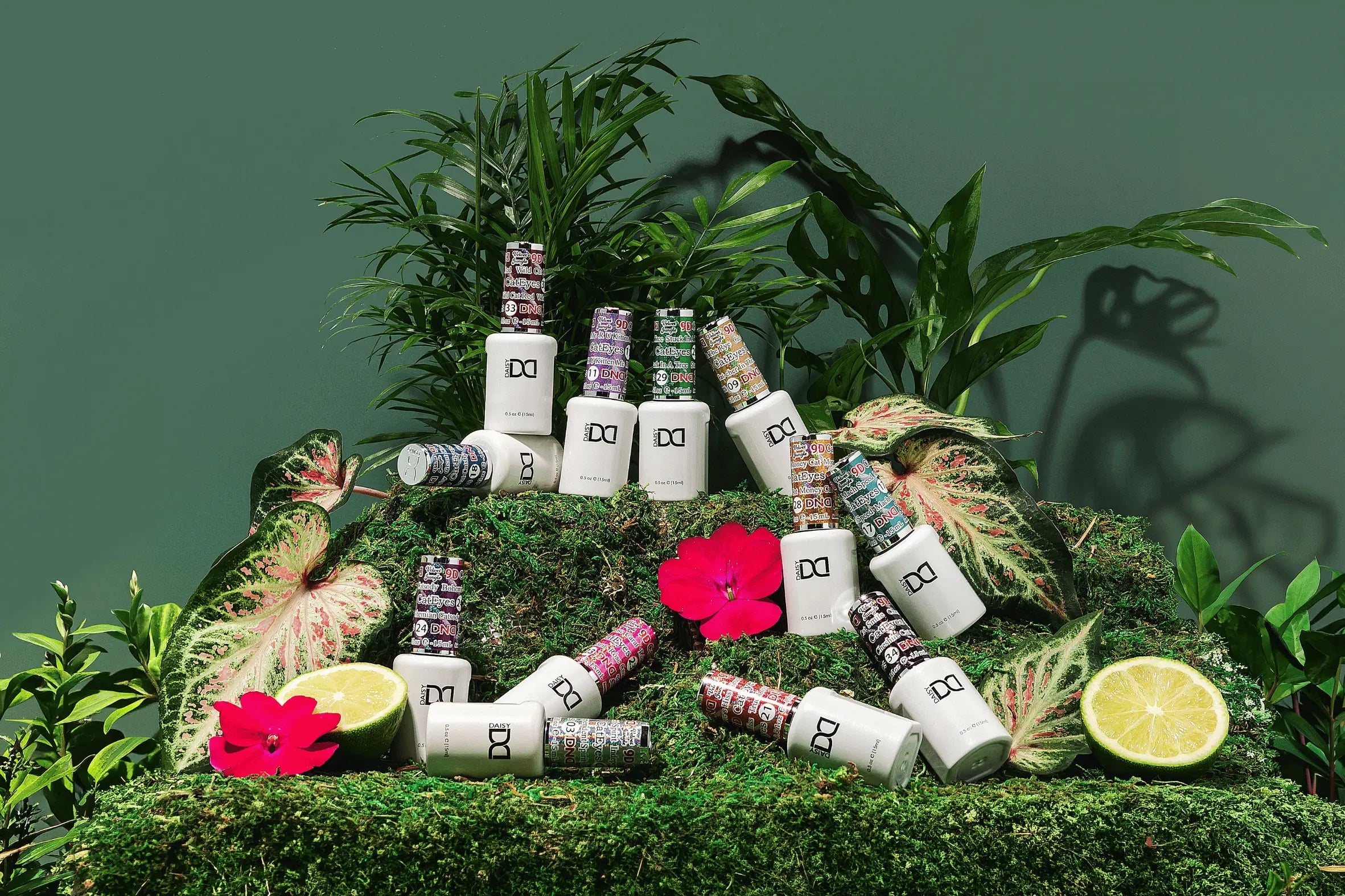 DND 9D Cat Eye Velvet Jungle 36 Gel Bottle Collection