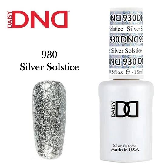 DND Platinum Gel 930 SILVER SOLSTICE - Gel single