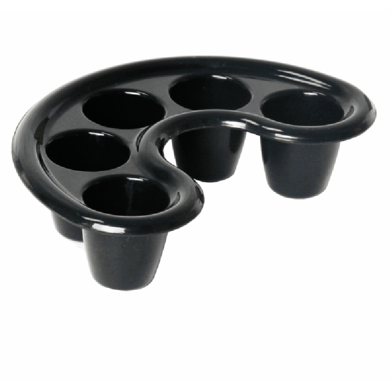FJ Soaking tray (5 finger)- Black