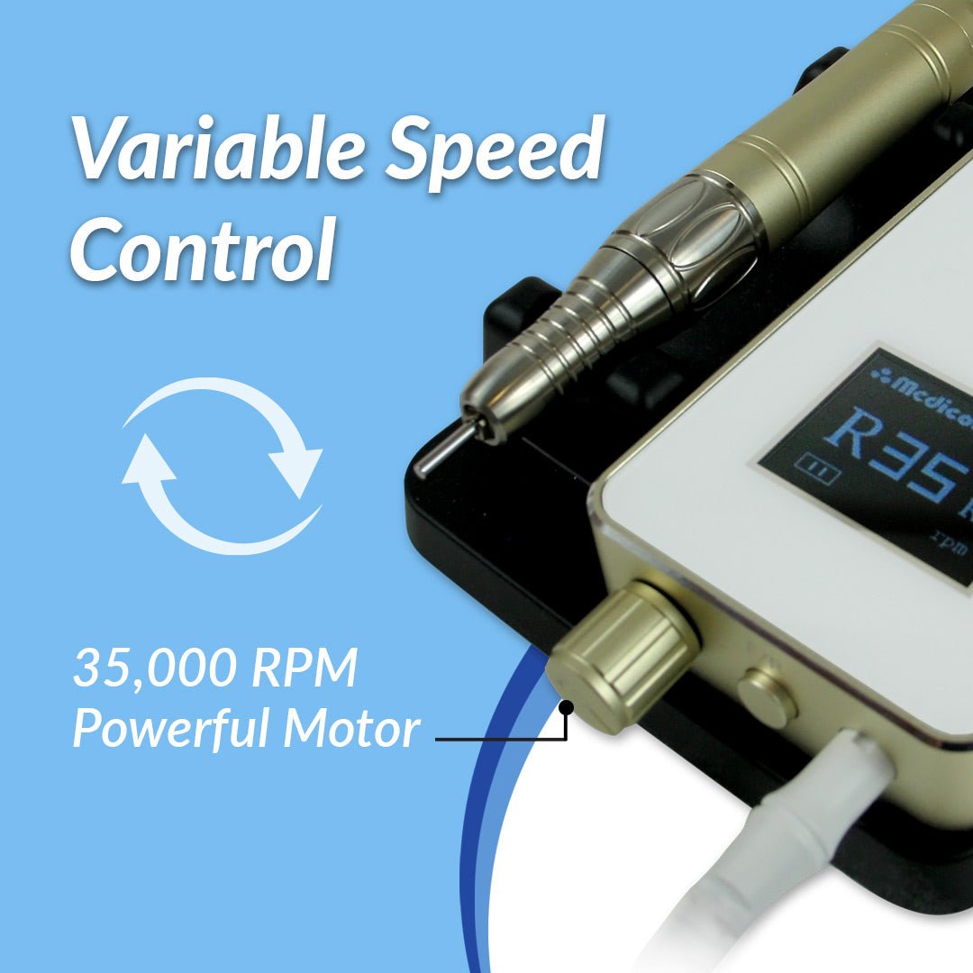 NEW_Medicool Pro Power Elite Nail Drill - Cordless Rechargeable Design