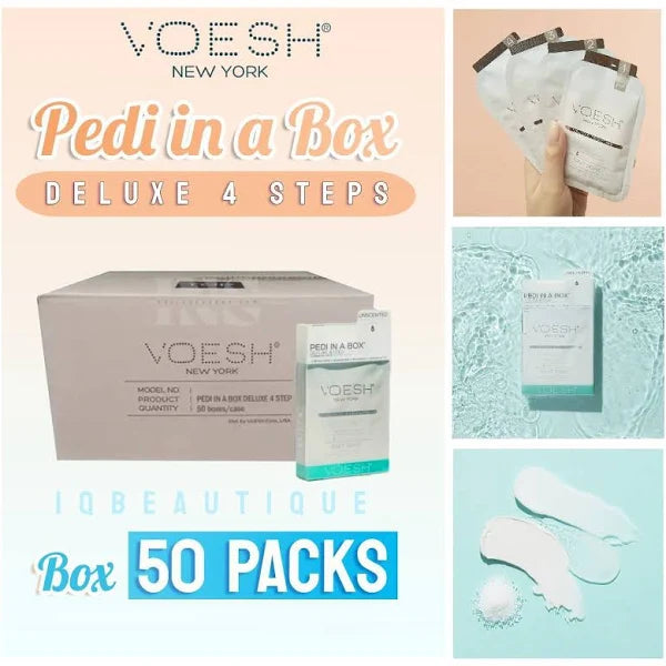 Voesh Deluxe Pedicure 4 Step Glimmer - Unicorn - Case of 50