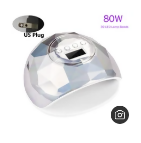 Gorgeious Crystal Inspired Nail Lamps with multiple settings & an auto turn on & off feature