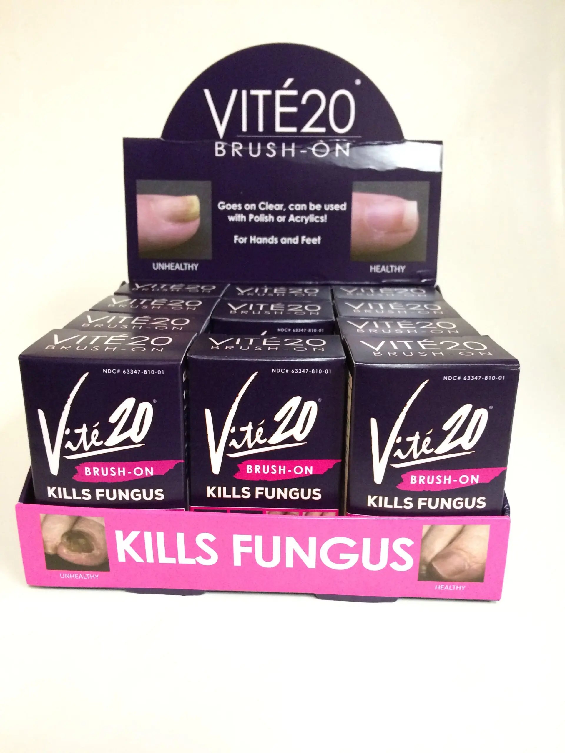 V20 Kills Fungus Nail Gel 0.54 oz - Pack 12