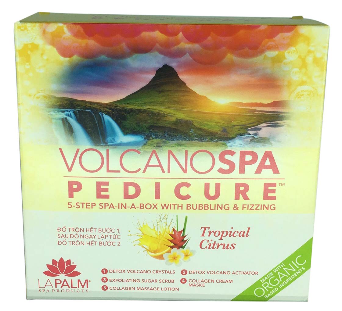 La Palm Volcano Deluxe Pedicure 5 Step - Tropical Citrus - Kit