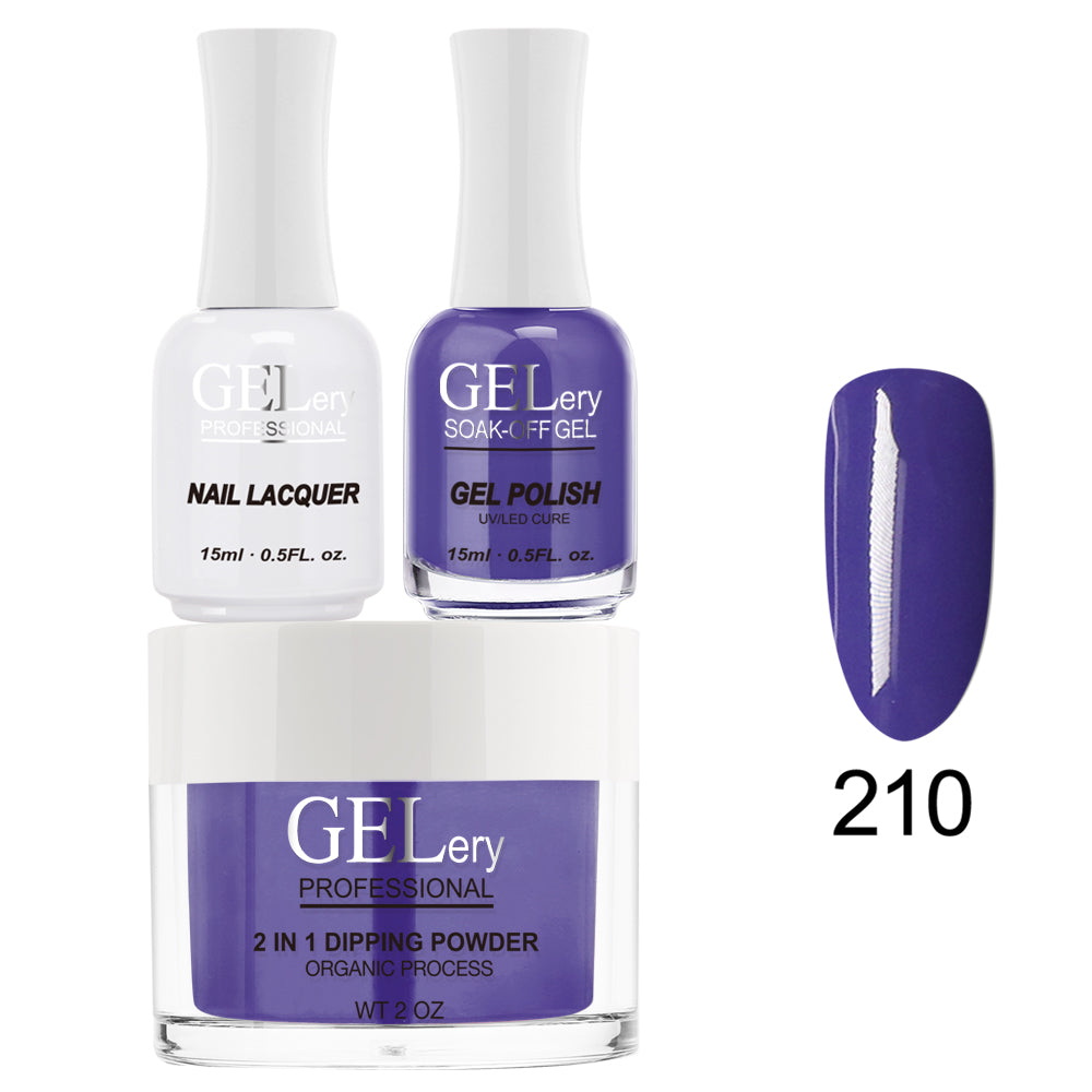 GELery 3 in 1 Trio Set - Gel, Lacquer, & Dip - #210