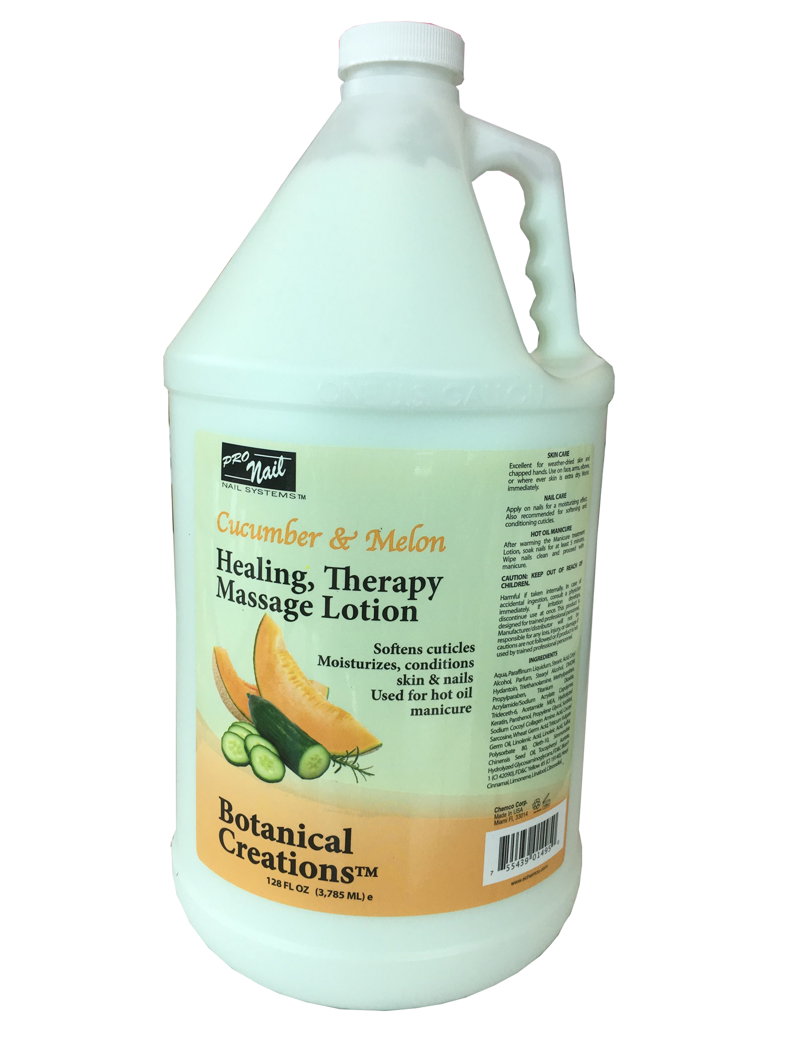 Chemco Pro Nail Lotion - Cucumber & Melon - Case of 4