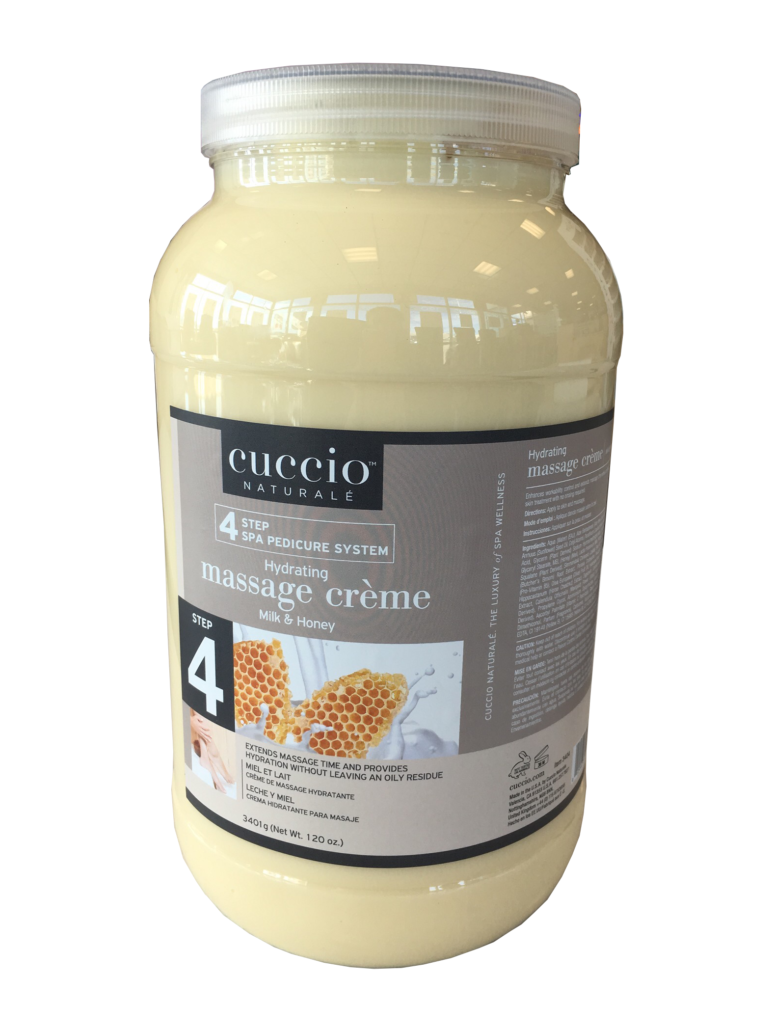 Cuccio Milk & Honey Massage Cream - Case of 4