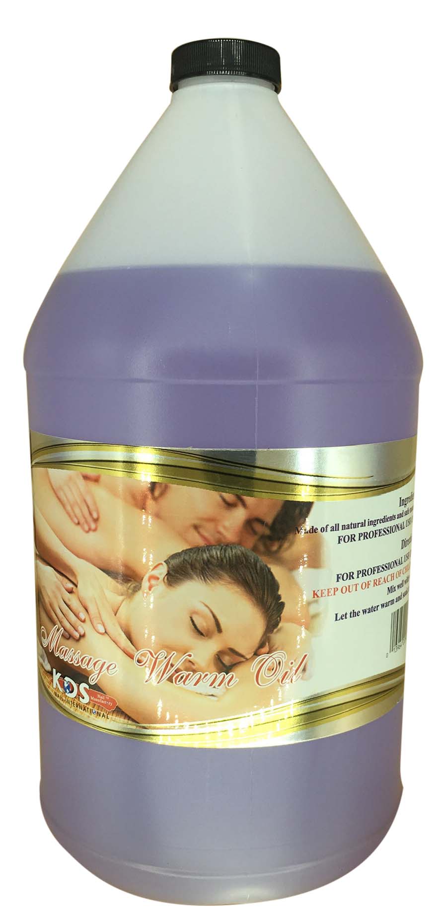 KDS Massage Warm Oil - Lavender - Case of 4