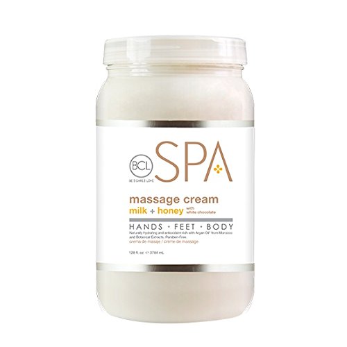 BCL Spa Massage Cream Milk + Honey with White Chocolate (128 oz)