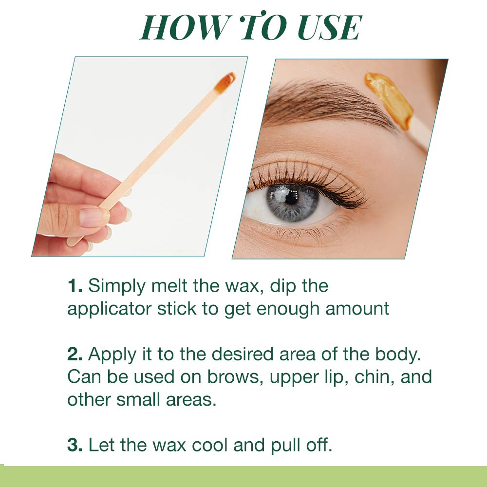 Clean Easy Wooden Wax Sticks Petite Disposable Spatula - Box of 144